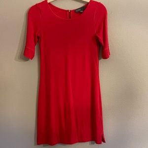 Coral Donna Ricco New York Cotton Dress